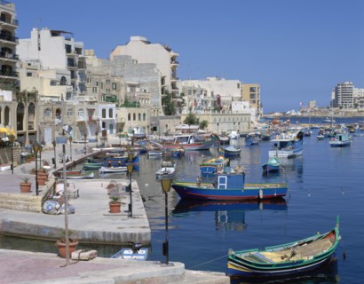 St Julian's Bay, Malta.