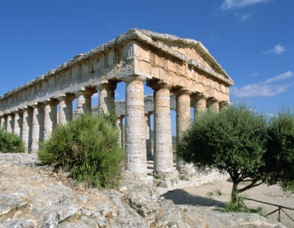 Temple, Segesta, Sicily, Italy.