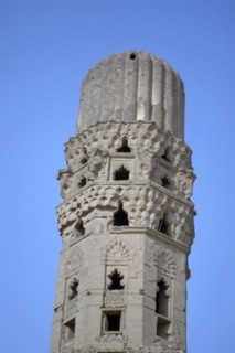 Minaret, Al Hakim Mosque, Cairo, Egypt, 1992.
