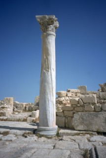 Ruins of the basilica, Curium (Kourion), Cyprus, 2001.