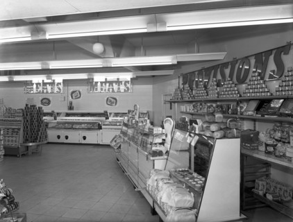 Barnsley Co-op, Bolton upon Dearne branch, South Yorkshire, 1956. Artist: Michael Walters