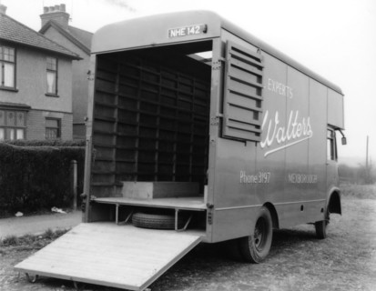 Austin FE 1957 removal van, belonging to Walters Removals, Mexborough, South Yorkshire, 1957. Artist: Michael Walters
