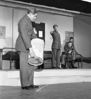 A scene from the Terence Rattigan play, Ross, Worksop College, Nottinghamshire, 1963.  Artist: Michael Walters