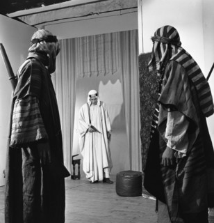 A scene from the Terence Rattigan play, Ross, Worksop College, Nottinghamshire, 1963.  Artist: Michael Walters