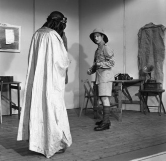 A scene from the Terence Rattigan play, Ross, Worksop College, Nottinghamshire, 1963.  Artist: Michael Walters