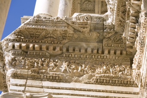 Celsus Library, Ephesus, Turkey.  Artist: Samuel Magal