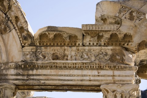 The Temple of Hadrian, Ephesus, Turkey. Artist: Samuel Magal