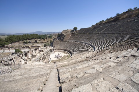 The theatre at Ephesus, Turkey. Artist: Samuel Magal