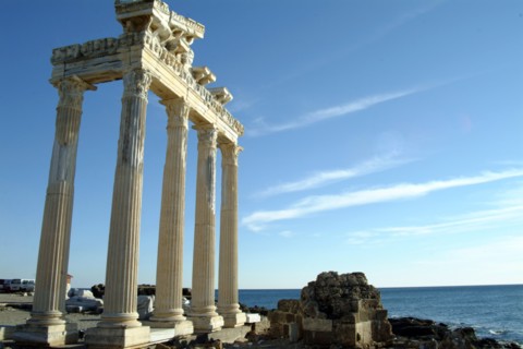 The Temple of Apollo, Side, Turkey. Artist: Samuel Magal