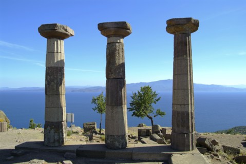 The Temple of Athena, Assos, Turkey. Artist: Samuel Magal