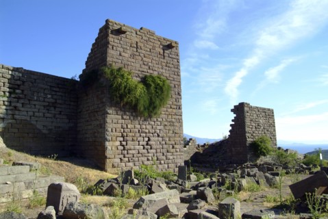 The gates of Assos, Turkey. Artist: Samuel Magal