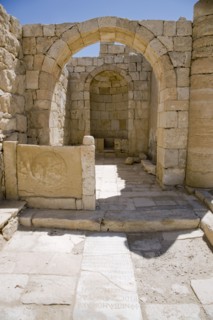 Northern Church, Avdat, Israel. Artist: Samuel Magal