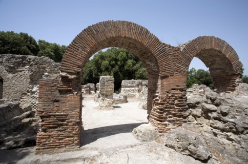 The Temple of Jupiter, Cumae, Italy. Artist: Samuel Magal