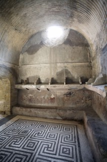 The women's baths at Herculaneum, Italy. Artist: Samuel Magal