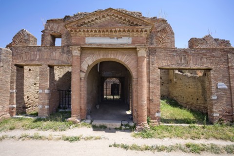 The House of Epagathiana and Epaphroditiana, Ostia Antica, Italy. Artist: Samuel Magal