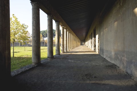 The palaestra in Pompeii, Italy. Creator: Samuel Magal.