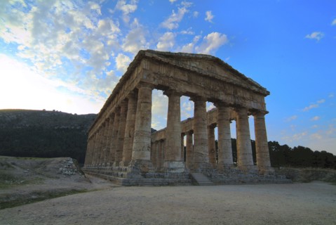 The Temple of Diana, Segesta, Sicily, Italy. Artist: Samuel Magal