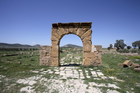 The Temple of Caelestis, Thuburbo Majus, Tunisia. Artist: Samuel Magal