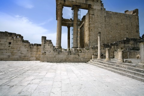 The Square of the Winds, Dougga (Thugga), Tunisia. Artist: Samuel Magal