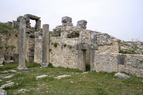 The Temple of Minerva, Dougga (Thugga), Tunisia. Artist: Samuel Magal