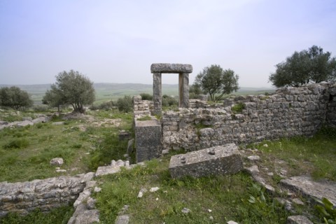The Temple of Pluto, Dougga (Thugga), Tunisia. Artist: Samuel Magal