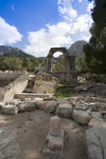 The nymphaeum at Zaghouan, Tunisia. Artist: Samuel Magal