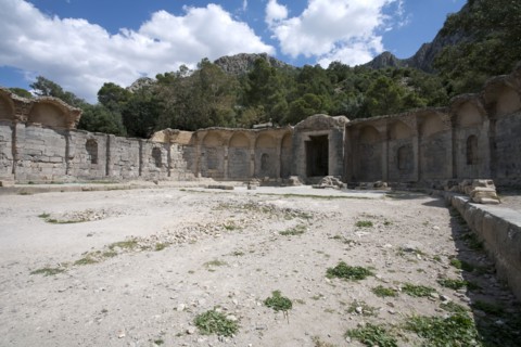 A temple in Zaghouan, Tunisia. Artist: Samuel Magal