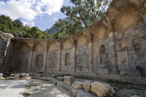 A temple in Zaghouan, Tunisia. Artist: Samuel Magal