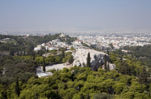 The Areopagus (Mars Hill), Athens, Greece. Artist: Samuel Magal