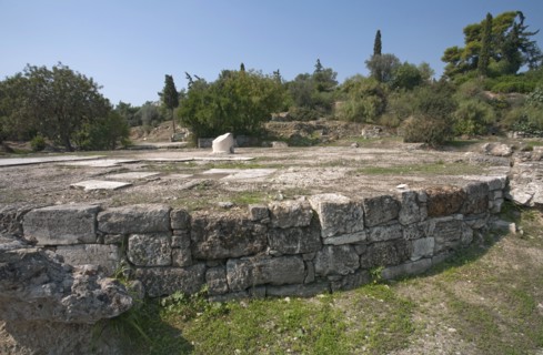 The Tholos (Skias) in the Greek Agora of Athens, Greece. Artist: Samuel Magal