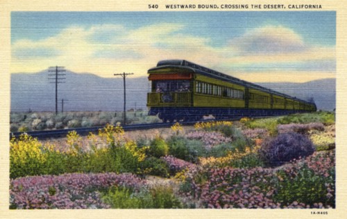 'Westward Bound, Crossing the Desert, California', 1931. Artist: Unknown