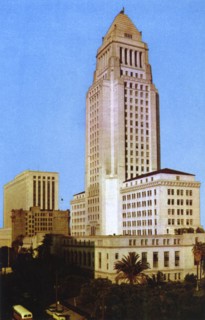 Los Angeles City Hall, California, USA, 1953. Artist: Unknown
