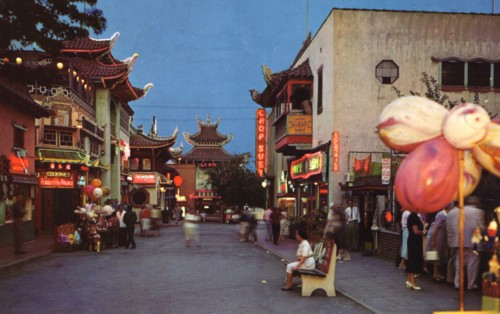 Chinatown, Los Angeles, California, USA, 1956. Artist: Unknown