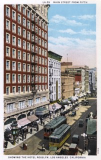 Main Street from 5th street, Los Angeles, California, USA, 1915. Artist: Unknown