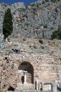 The Roman Agora in Delphi, Greece. Artist: Samuel Magal
