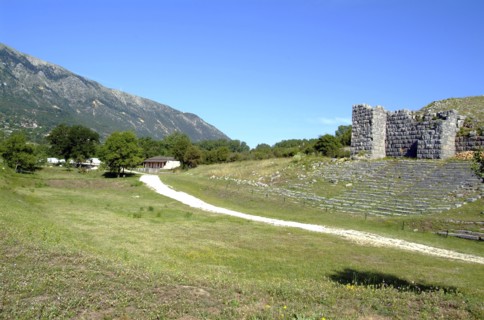 The stadium at Dodona, Greece. Artist: Samuel Magal