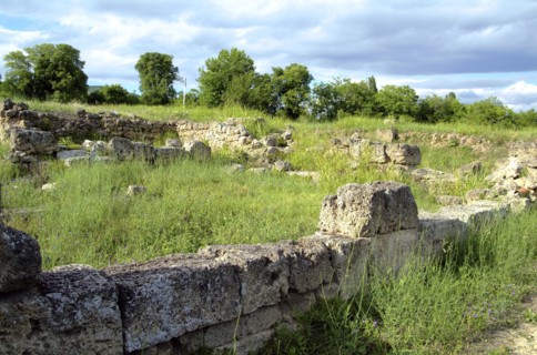 Buildings at Edessa, Greece. Artist: Samuel Magal