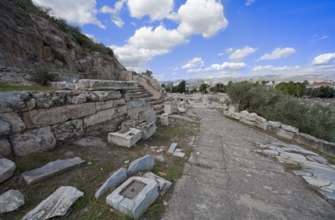 The Sacred Way, Eleusis, Greece. Artist: Samuel Magal