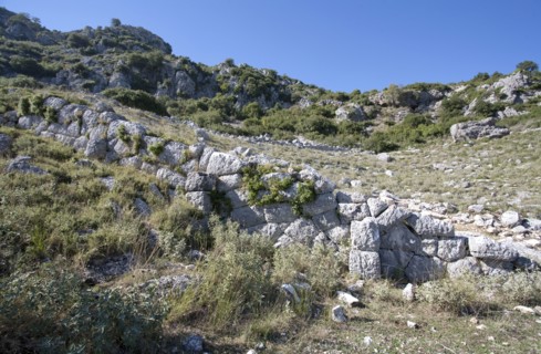 A theatre in Kassope, Greece. Artist: Samuel Magal