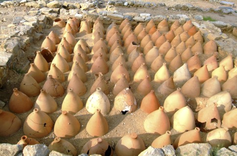 A building with amphoras in Mesembria, Greece. Artist: Samuel Magal