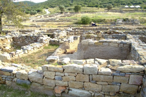 A fortified settlement in Mesembria, Greece. Artist: Samuel Magal