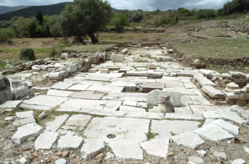 A basilica in Messene, Greece. Artist: Samuel Magal