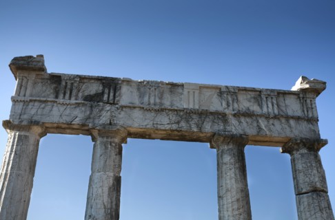 The Propylon of the gymnasium at Messene, Greece. Artist: Samuel Magal