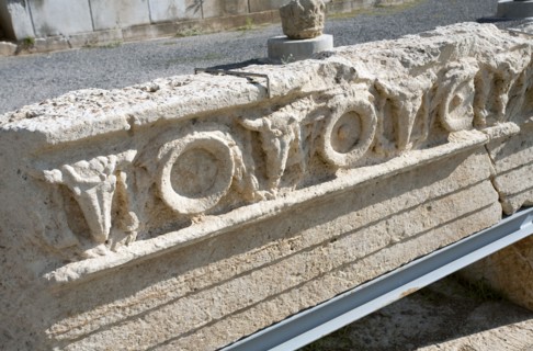 Cult rooms in the asclepeion at Messene, Greece. Artist: Samuel Magal