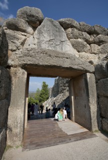 Lion Gate, Mycenae, Greece. Artist: Samuel Magal