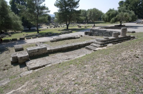 The Temple of The Mother (Metroon) at Olympia, Greece. Artist: Samuel Magal