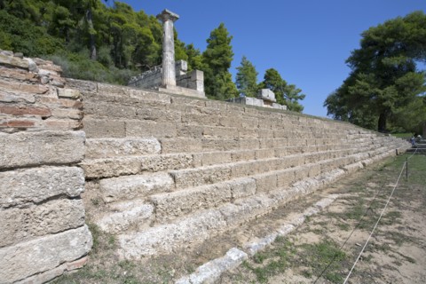 Treasuries in Olympia, Greece. Artist: Samuel Magal