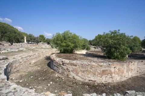 The Leonidaion, Olympia, Greece. Artist: Samuel Magal