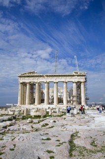 The Parthenon, The Acropolis, Athens, Greece. Artist: Samuel Magal