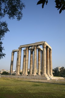 The Temple of Zeus Olympios, Athens, Greece. Artist: Samuel Magal